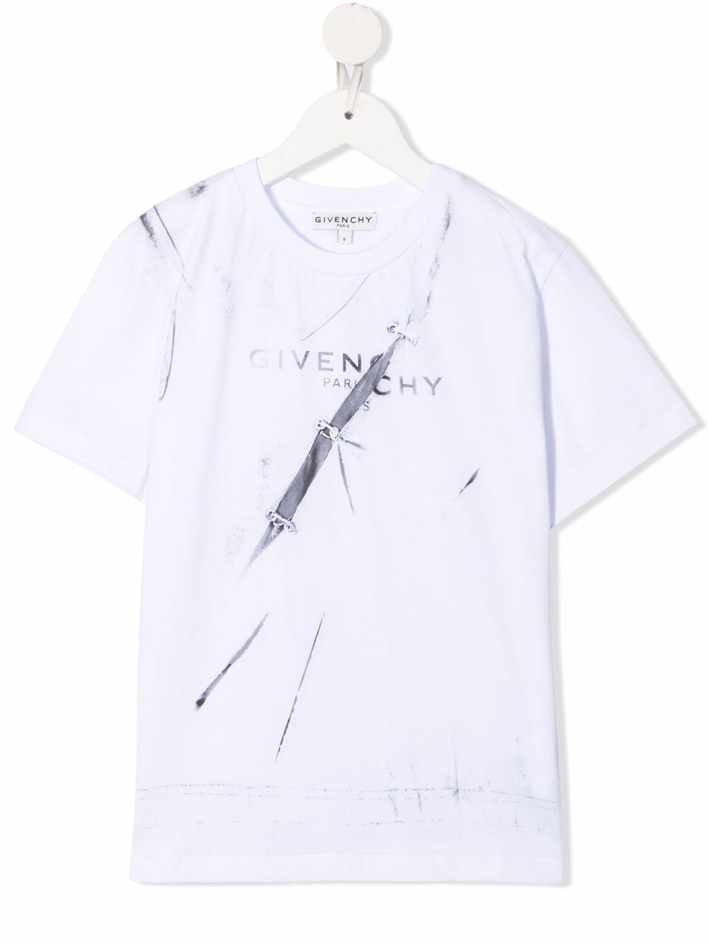 Givenchy Kids logo-print cotton T-shirt - White von Givenchy Kids