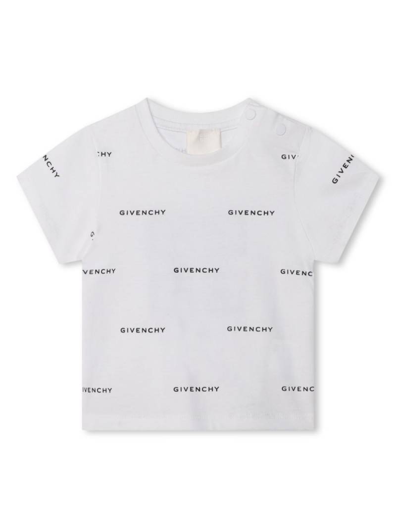 Givenchy Kids logo-print cotton T-shirt - White von Givenchy Kids