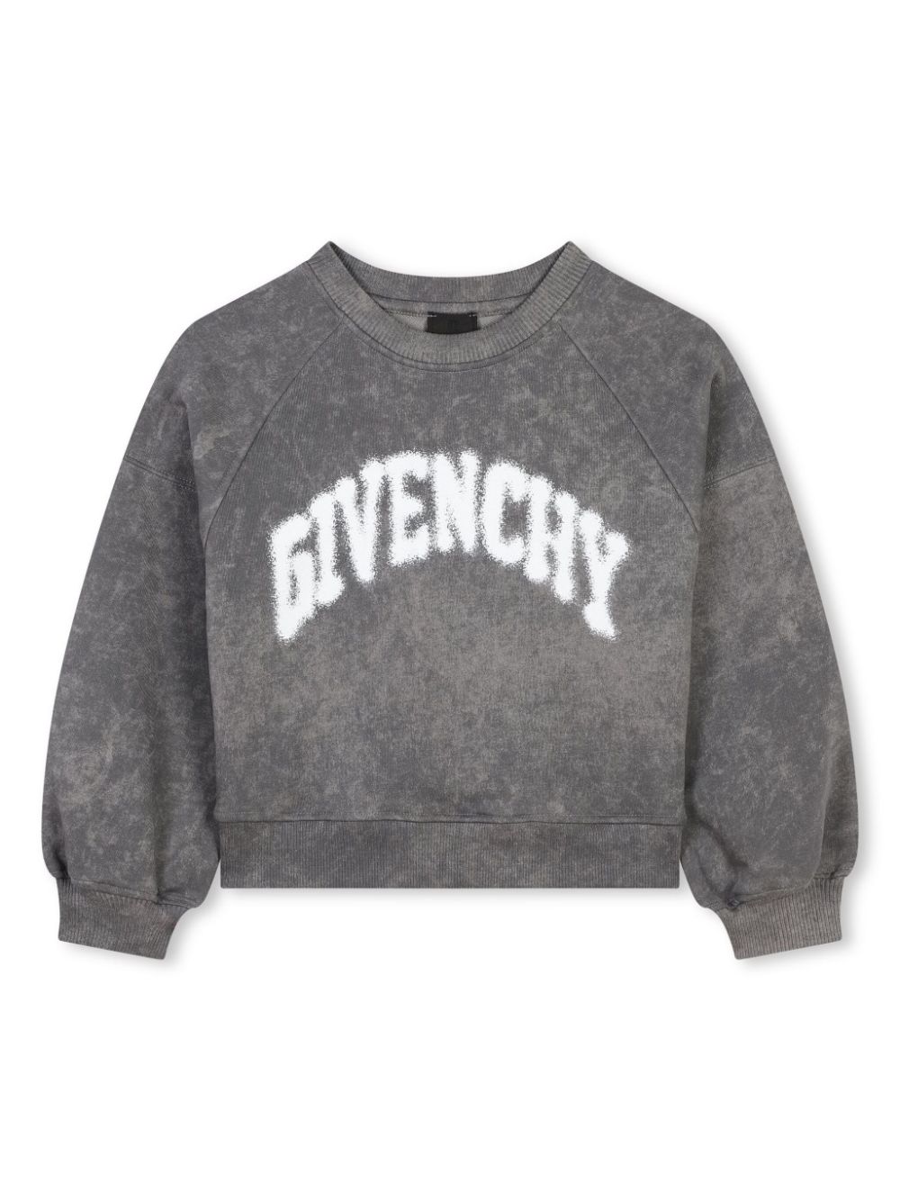 Givenchy Kids logo-print cotton sweatshirt - Grey von Givenchy Kids