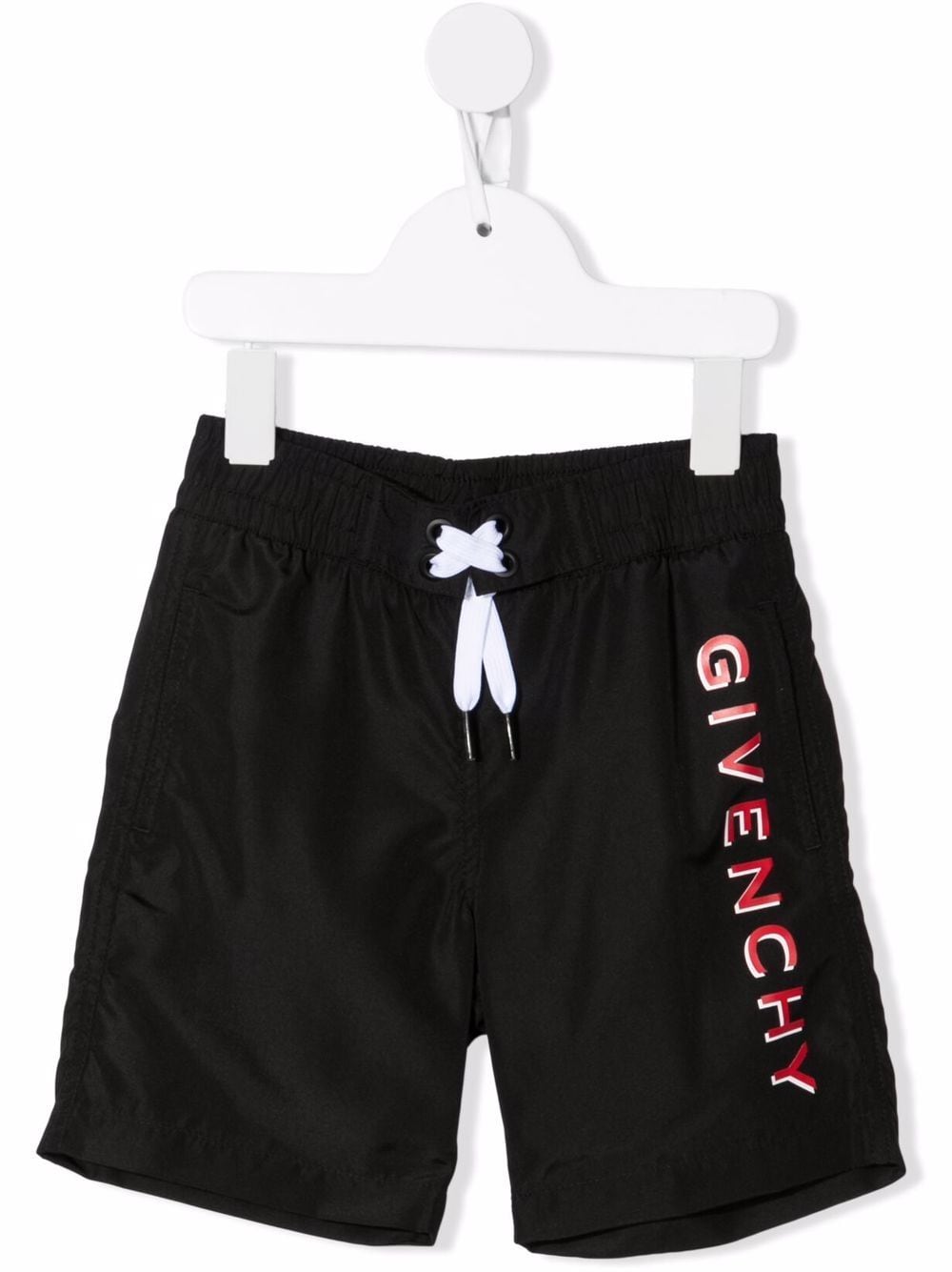 Givenchy Kids logo-print drawstring shorts - Black von Givenchy Kids