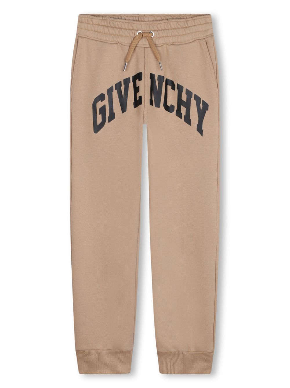 Givenchy Kids logo-print fleece track pants - Neutrals von Givenchy Kids