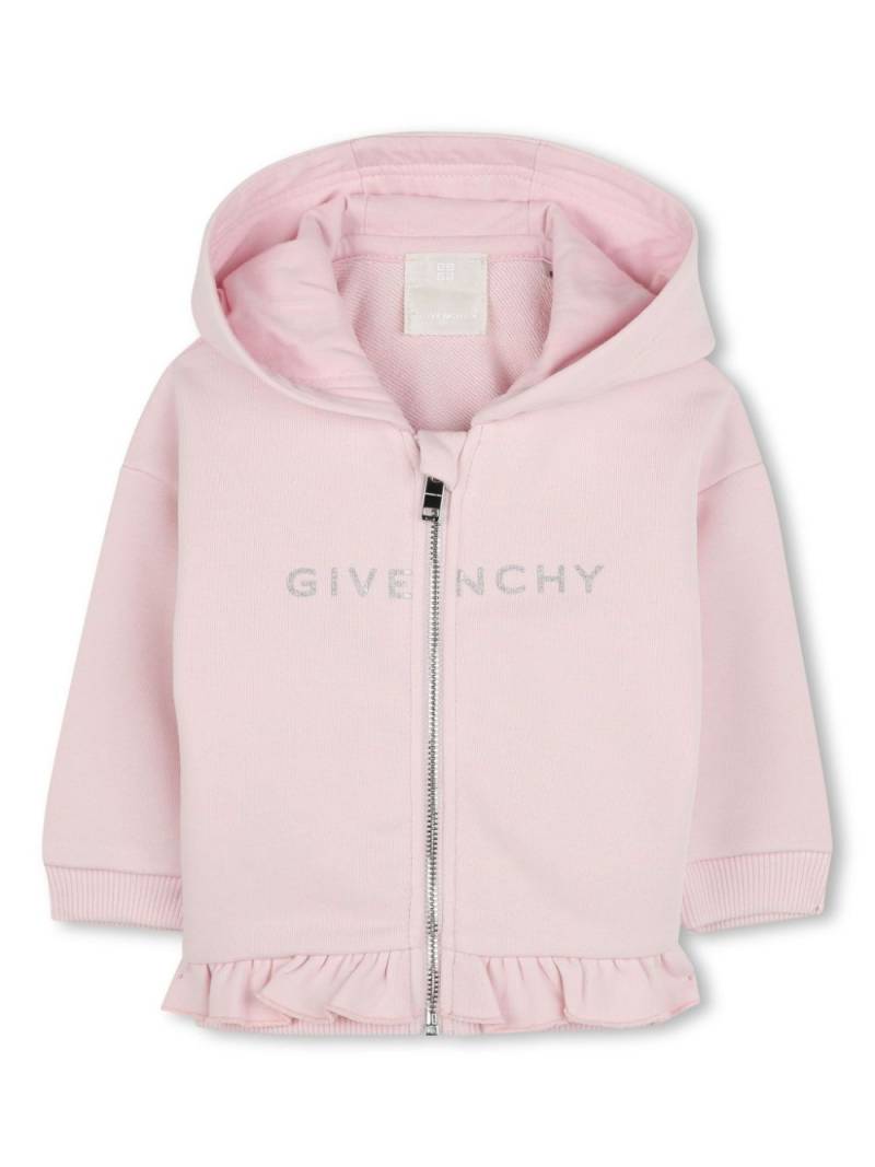 Givenchy Kids logo-print hoodie - Pink von Givenchy Kids