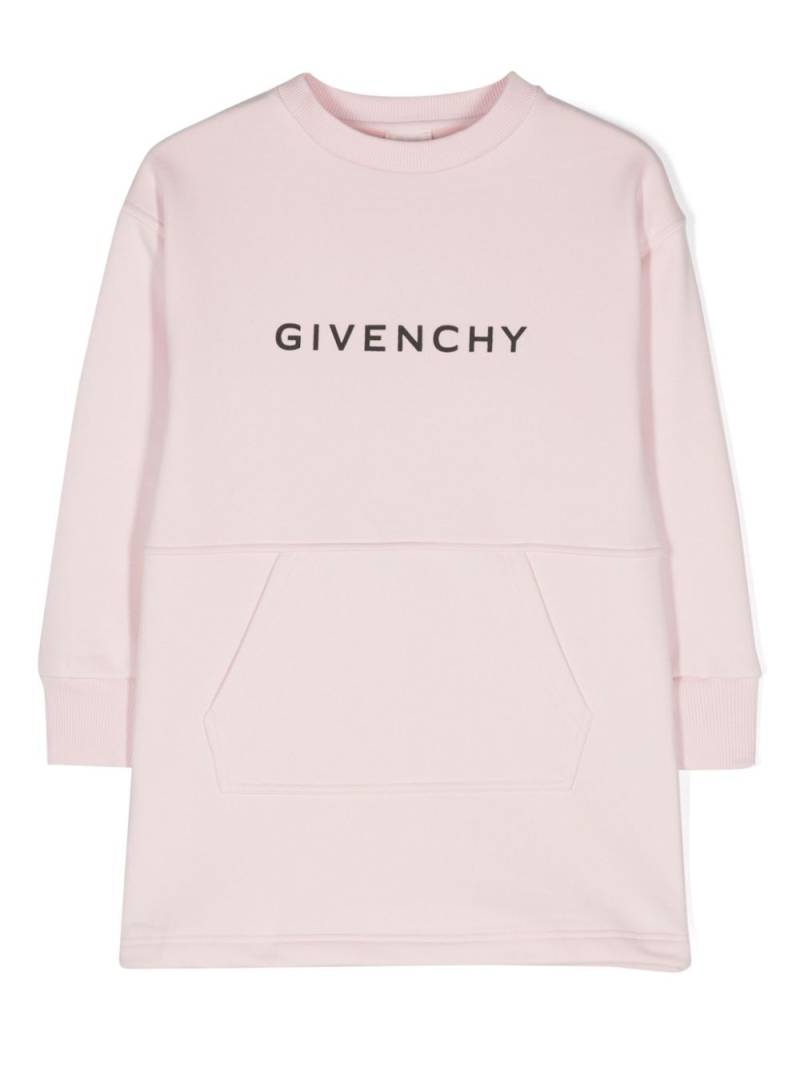 Givenchy Kids logo-print jersey dress - Pink von Givenchy Kids