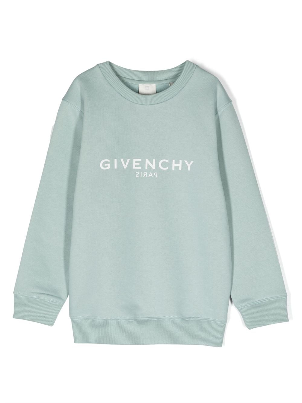 Givenchy Kids logo-print long-sleeve sweatshirt - Blue von Givenchy Kids