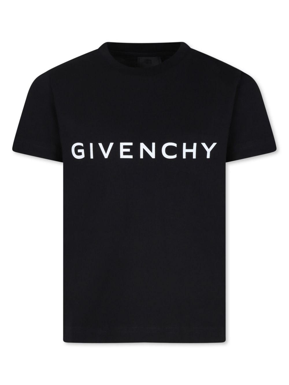 Givenchy Kids logo-print organic-cotton T-shirt - Black von Givenchy Kids