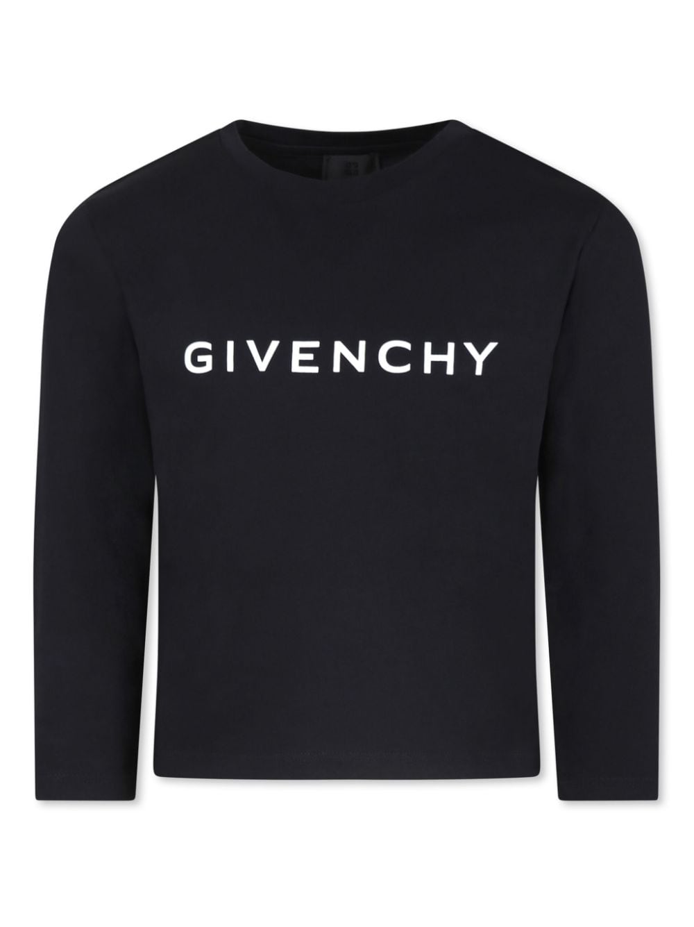 Givenchy Kids logo-print organic-cotton T-shirt - Black von Givenchy Kids