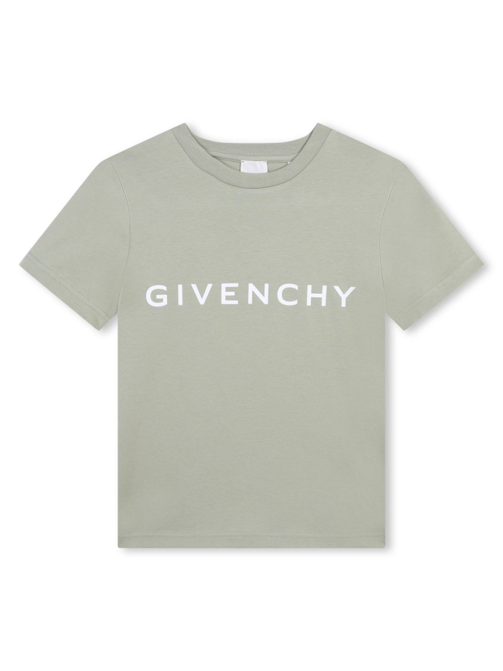 Givenchy Kids logo-print organic-cotton T-shirt - Green von Givenchy Kids