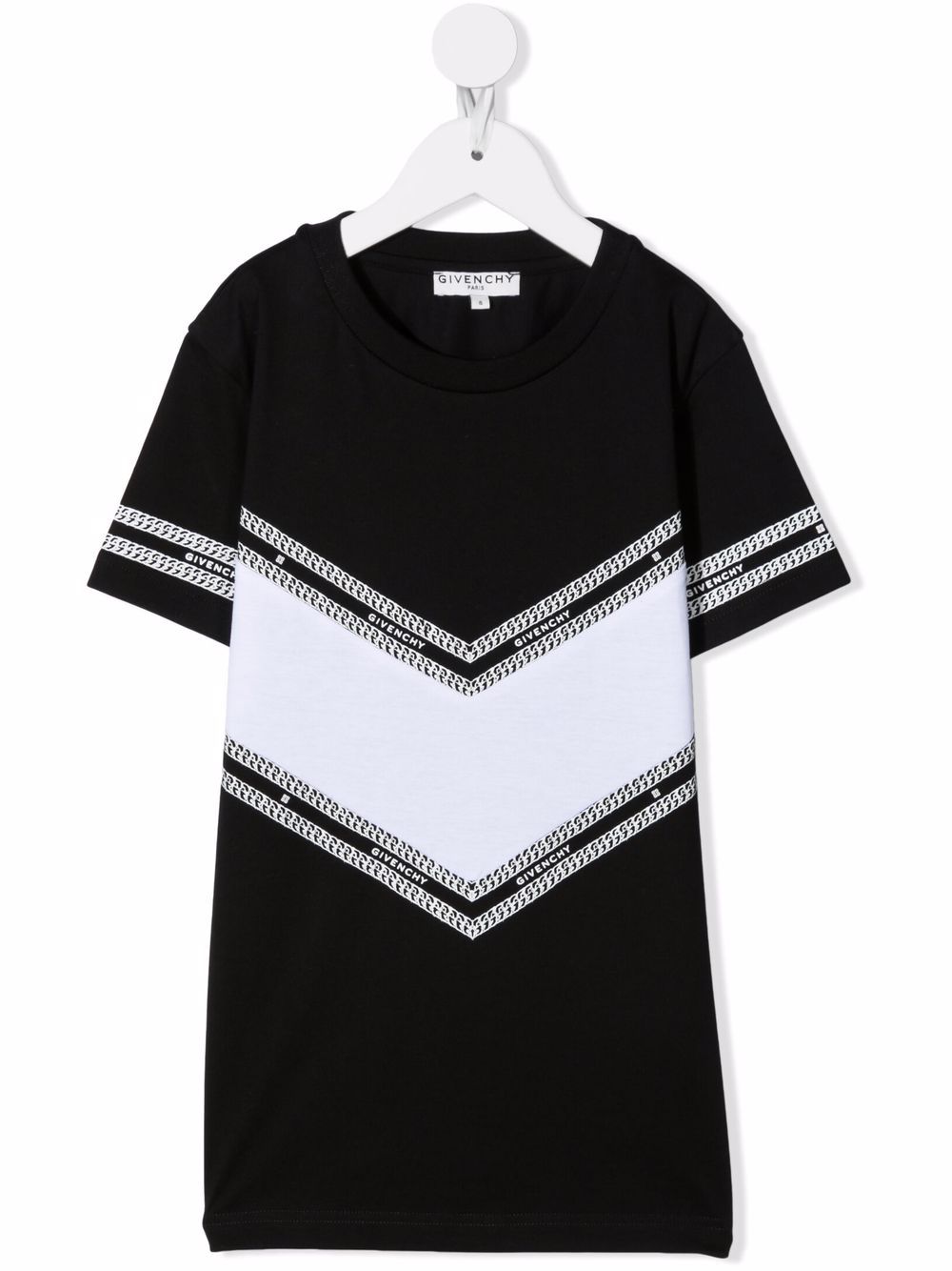 Givenchy Kids logo-print panelled T-shirt - Black von Givenchy Kids