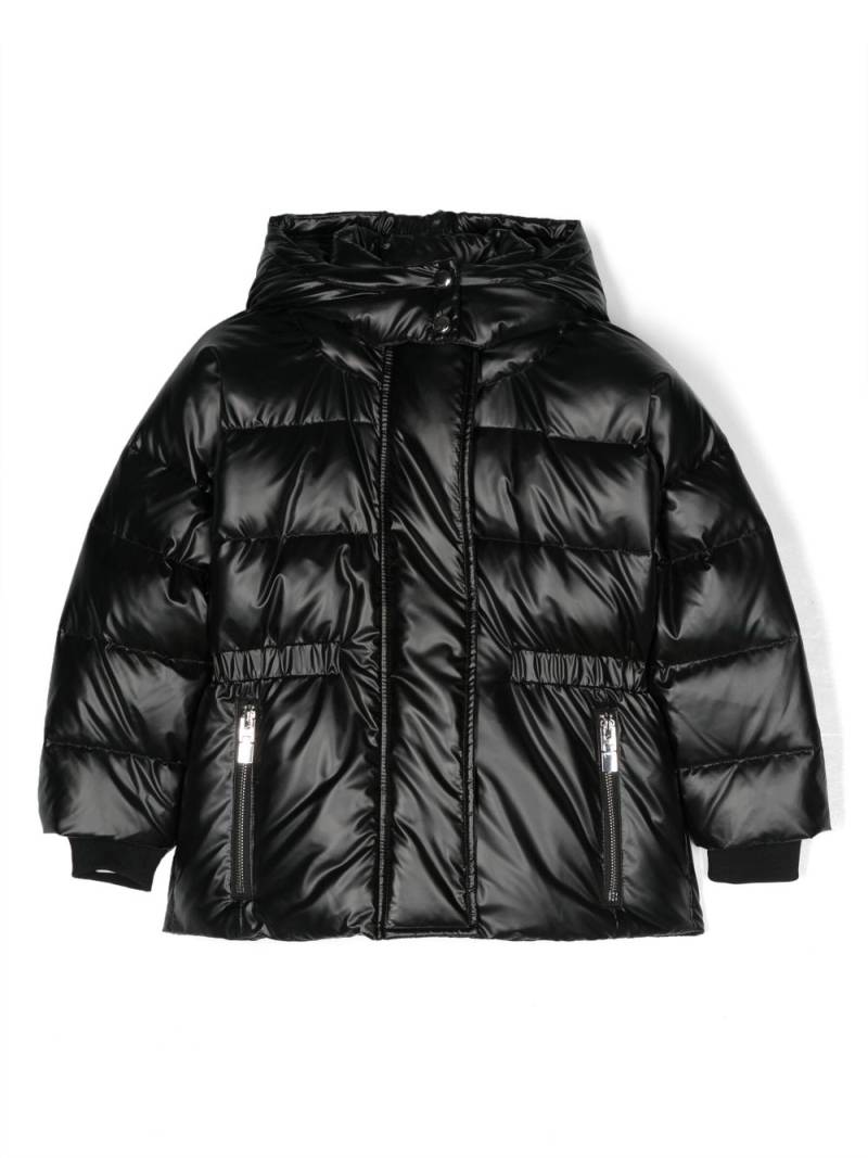 Givenchy Kids logo-print puffer jacket - Black von Givenchy Kids