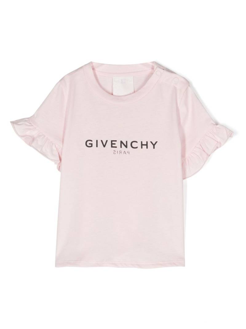 Givenchy Kids logo-print short-sleeved T-shirt - Pink von Givenchy Kids