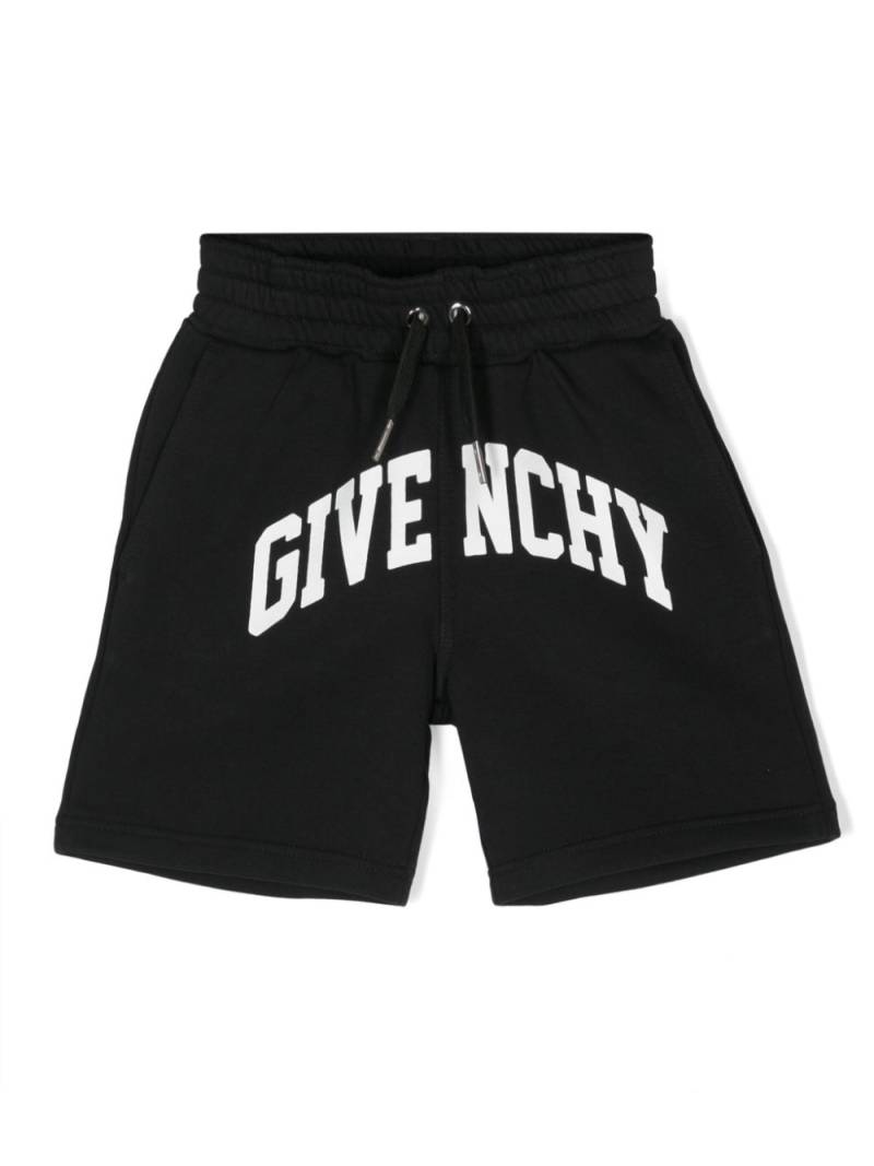 Givenchy Kids logo-print track shorts - Black von Givenchy Kids