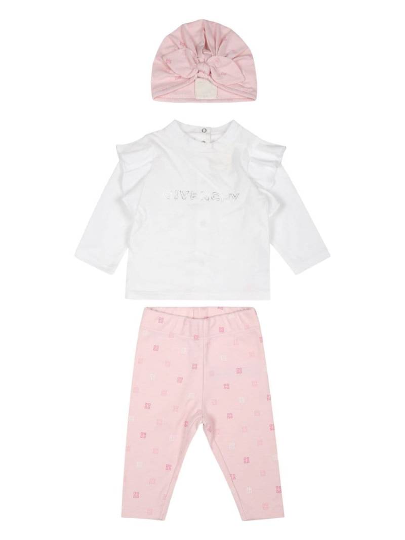 Givenchy Kids monogram-print cotton trousers set - Pink von Givenchy Kids