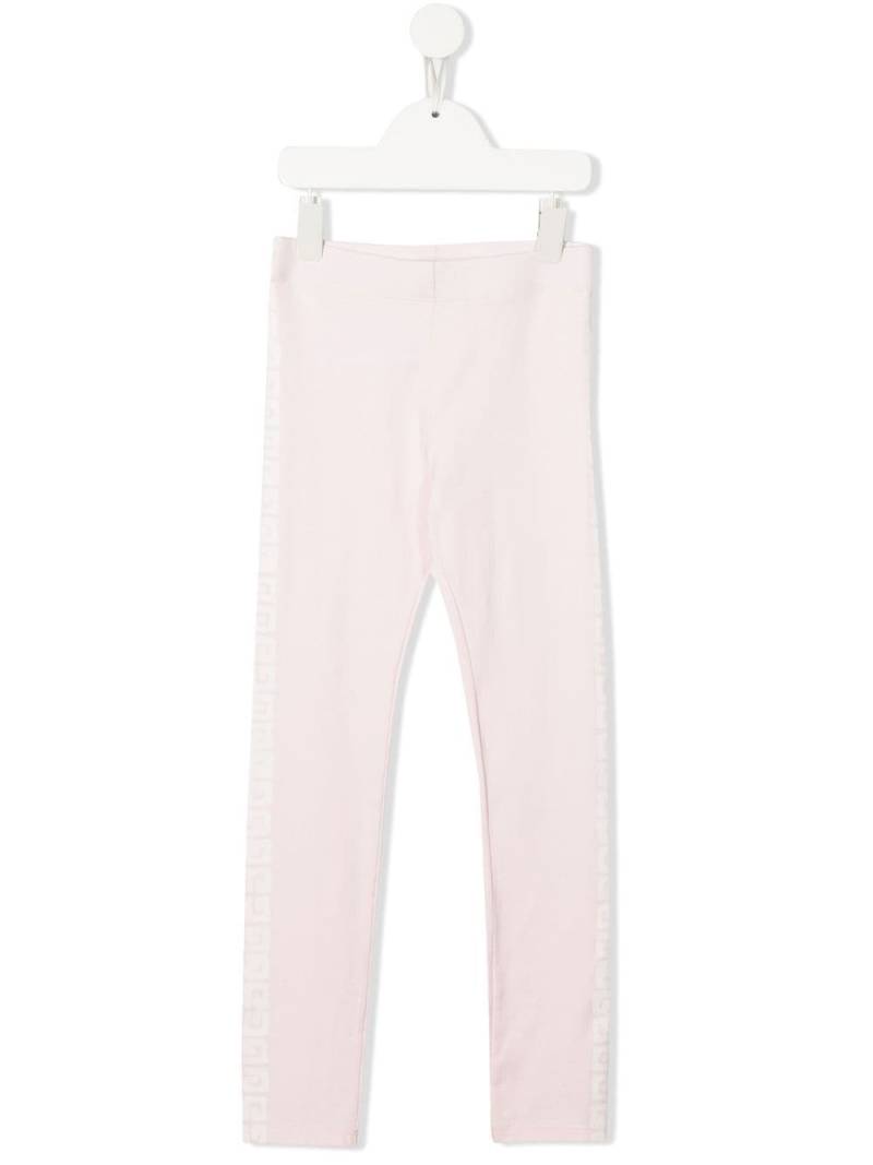 Givenchy Kids monogram-print leggings - Pink von Givenchy Kids