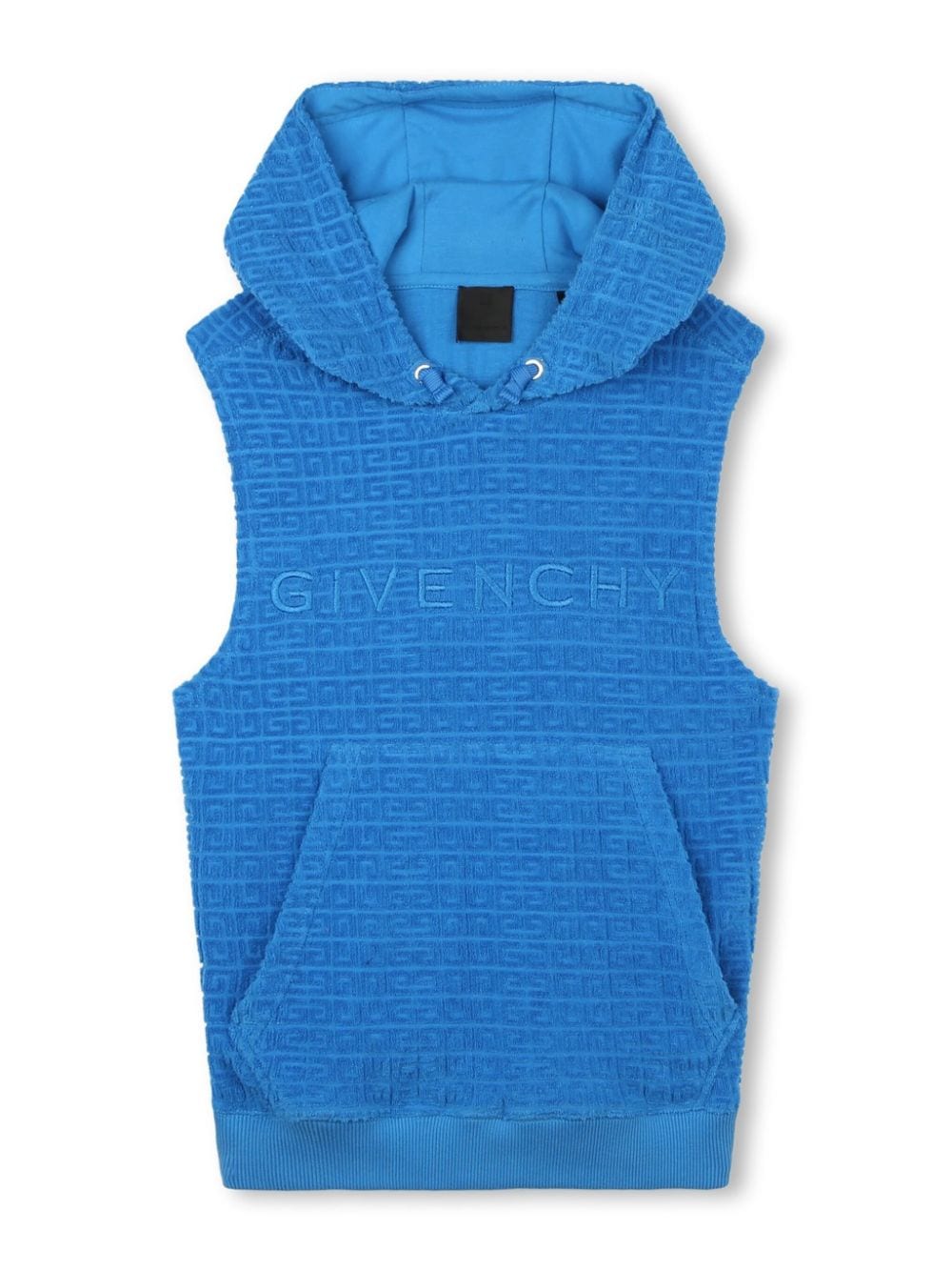 Givenchy Kids monogram sleeveless hoodie - Blue von Givenchy Kids