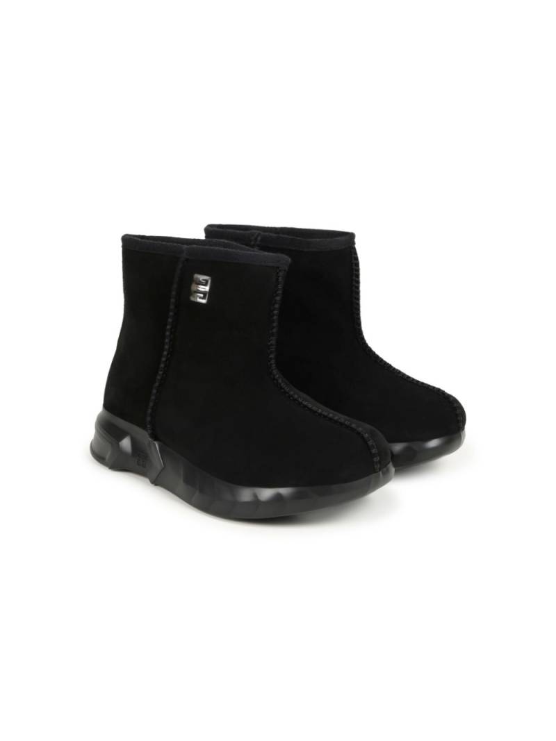 Givenchy Kids suede ankle boots - Black von Givenchy Kids