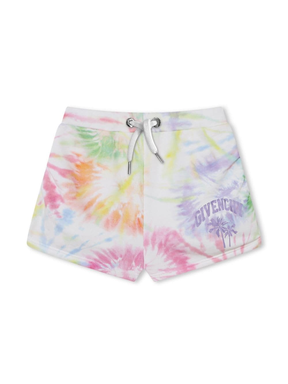 Givenchy Kids tie dye-print shorts - White von Givenchy Kids