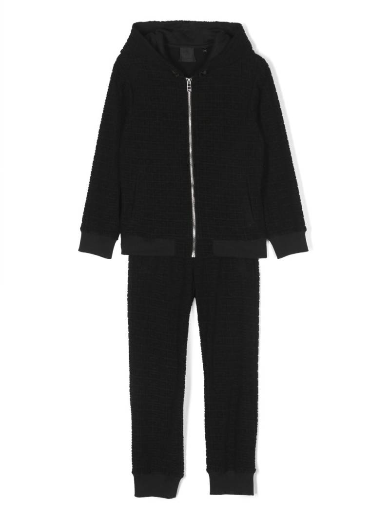 Givenchy Kids two-piece 4G-jacquard tracksuit set - Black von Givenchy Kids