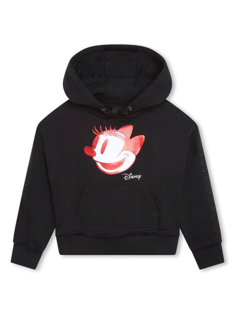 Givenchy Kids x Disney cotton drawstring hoodie - Black von Givenchy Kids