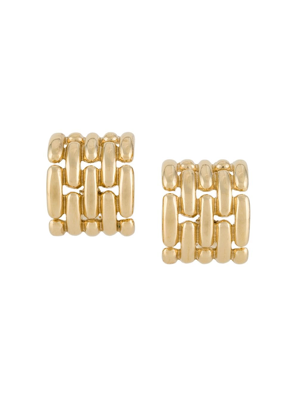 Givenchy Pre-Owned 1980s chain-link earrings - Gold von Givenchy Pre-Owned