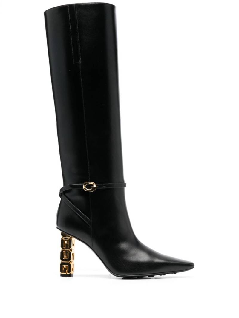 Givenchy 100mm knee-high boots - Black von Givenchy