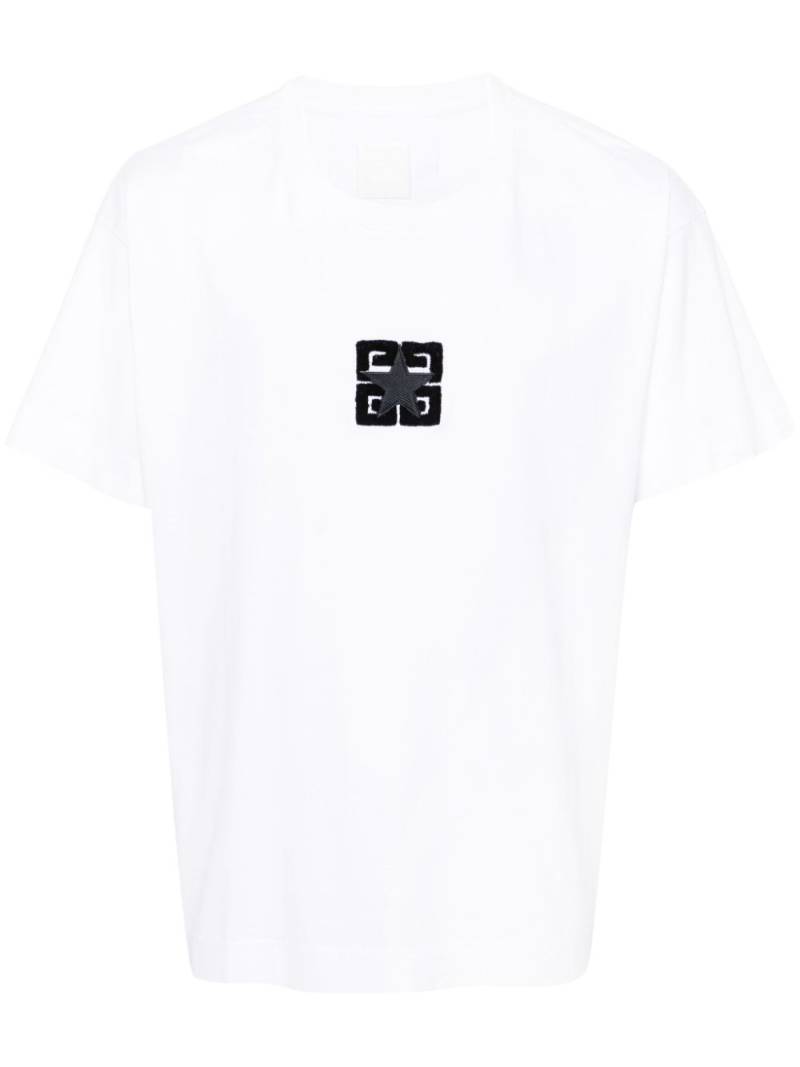 Givenchy 4G Stars cotton T-shirt - White von Givenchy