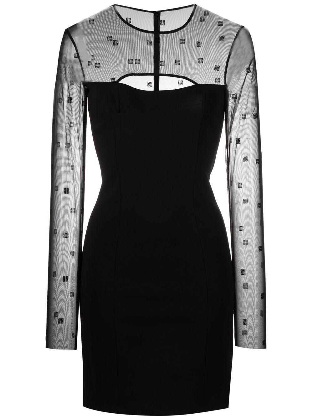 Givenchy 4G cut-out mini dress - Black von Givenchy