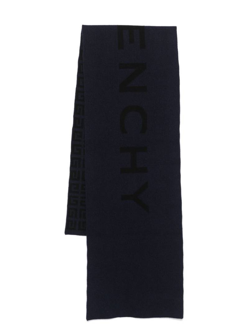 Givenchy 4G double-sided scarf - Blue von Givenchy