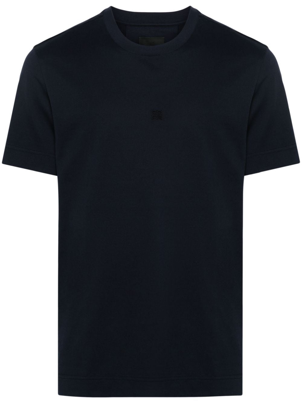 Givenchy 4G-embroidered cotton T-shirt - Blue von Givenchy