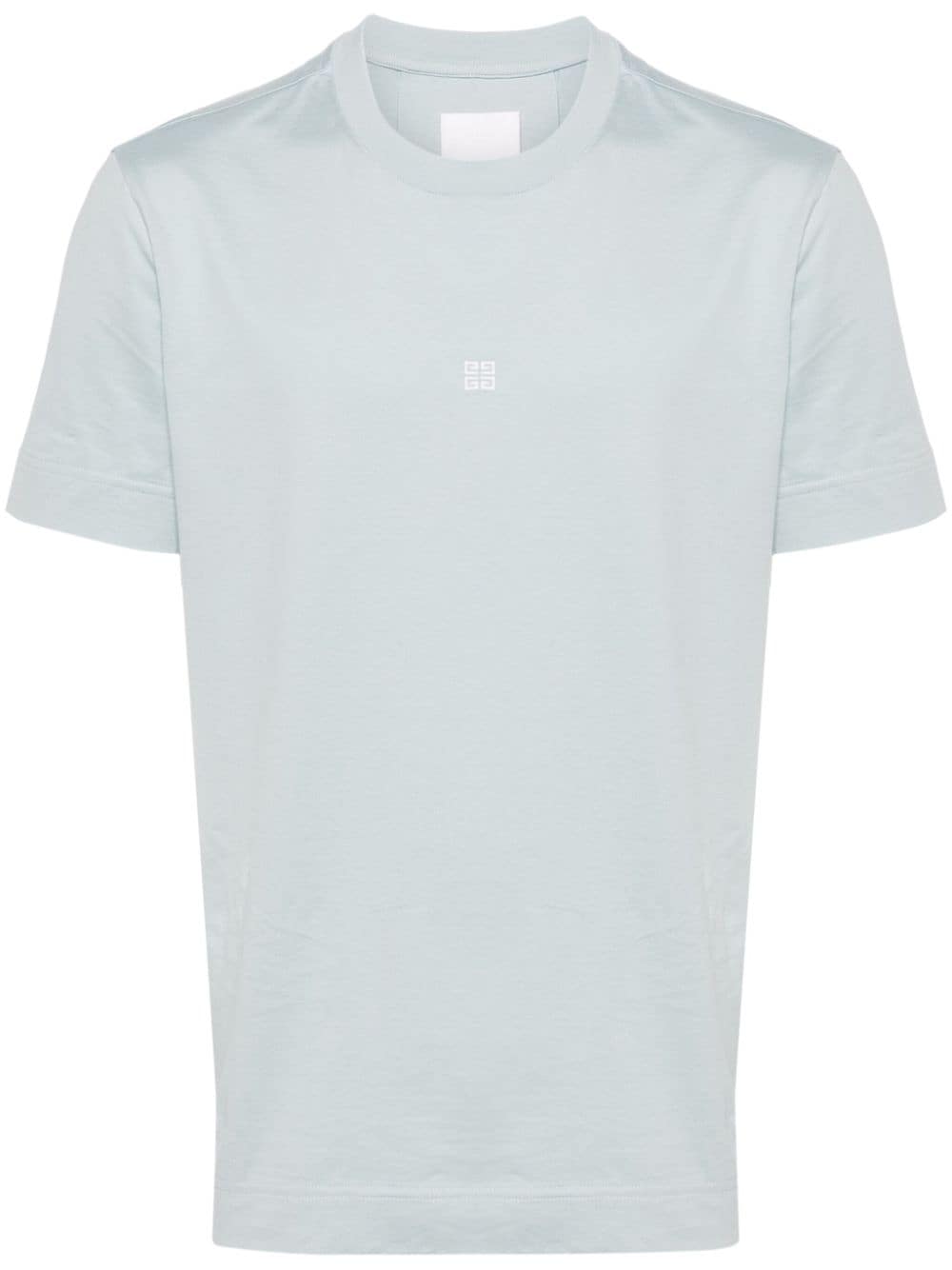 Givenchy 4G-embroidered cotton T-shirt - Blue von Givenchy