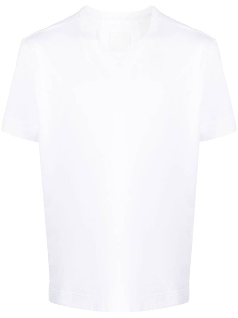 Givenchy 4G-embroidered cotton T-shirt - White von Givenchy