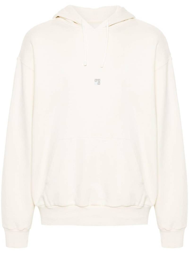 Givenchy 4G-embroidered hoodie - Neutrals von Givenchy