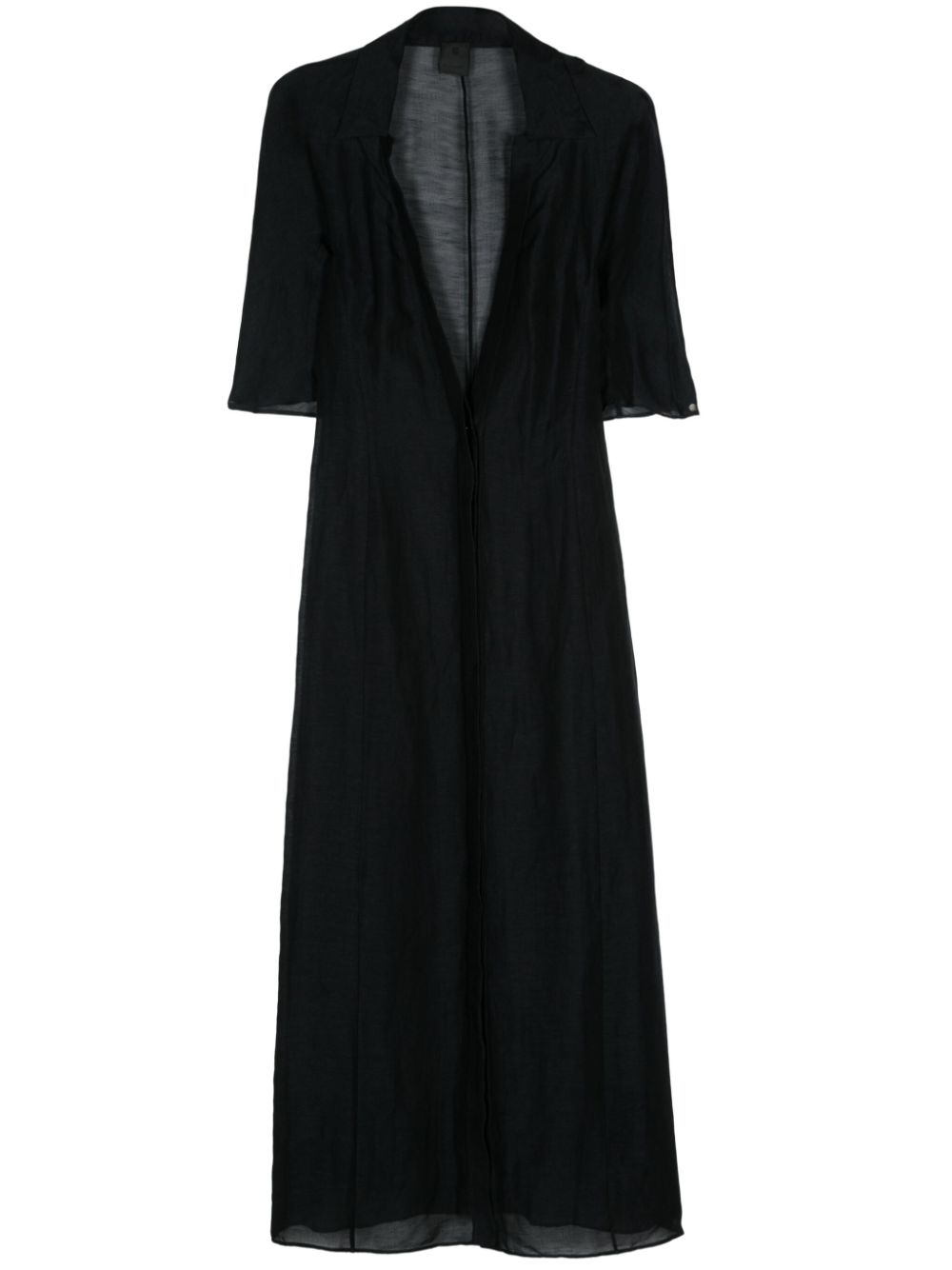 Givenchy 4G-embroidered maxi dress - Black von Givenchy