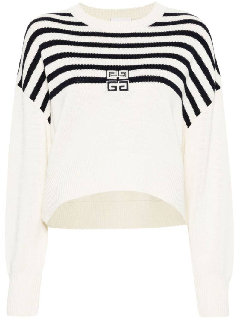 Givenchy 4G-embroidered jumper - White von Givenchy