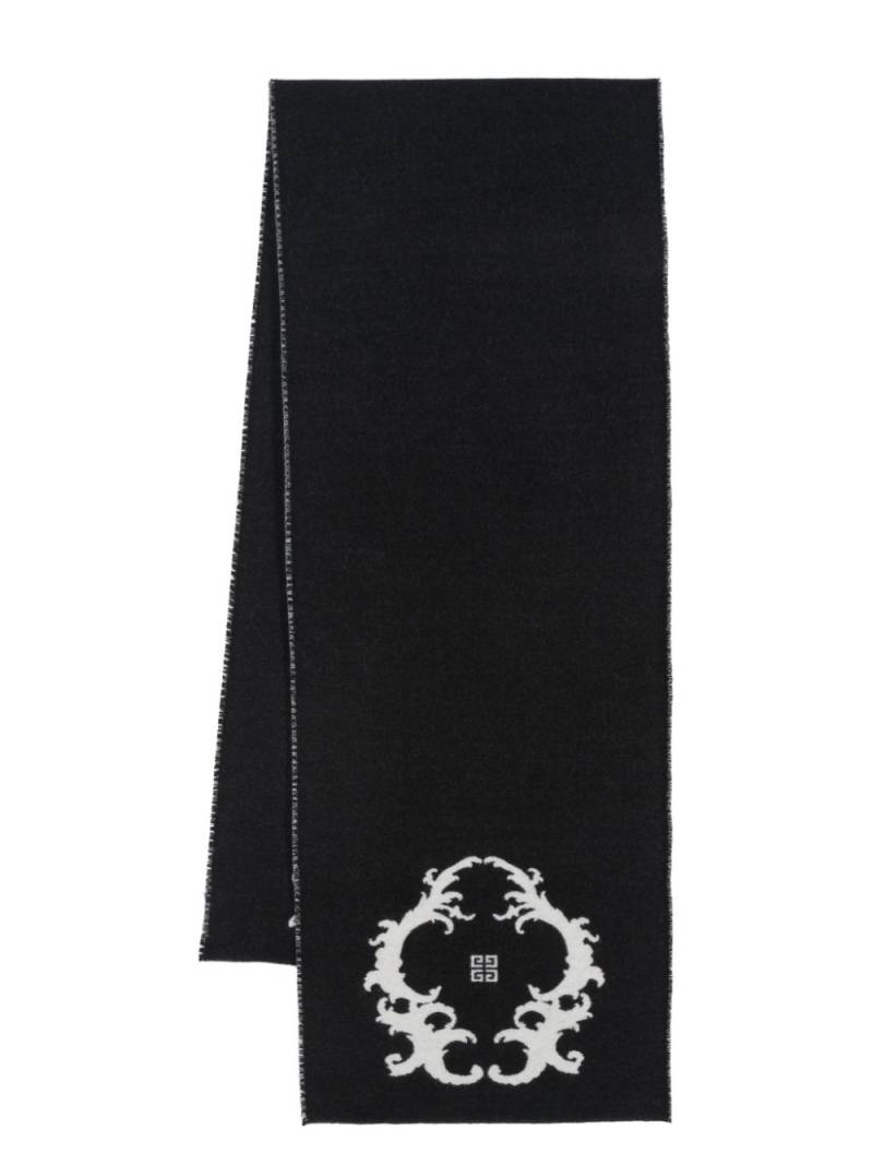 Givenchy 4G jacquard scarf - Black von Givenchy