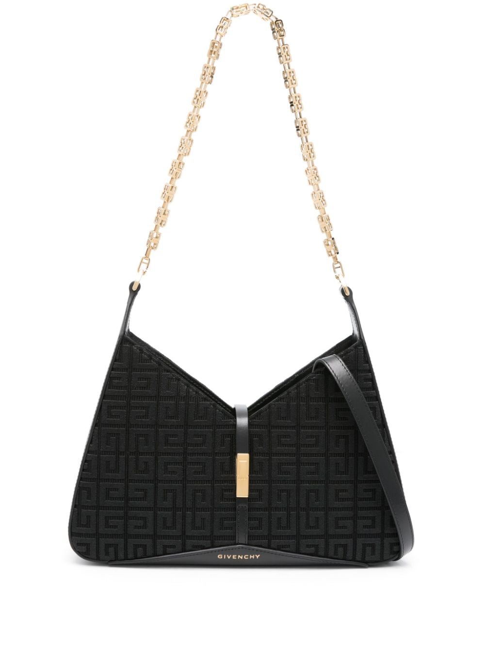 Givenchy 4G jacquard shoulder bag - Black von Givenchy