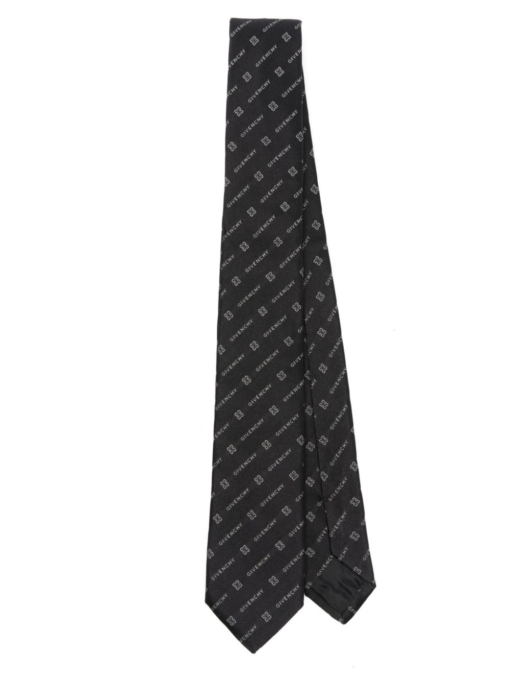 Givenchy 4G-jacquard silk tie - Black von Givenchy