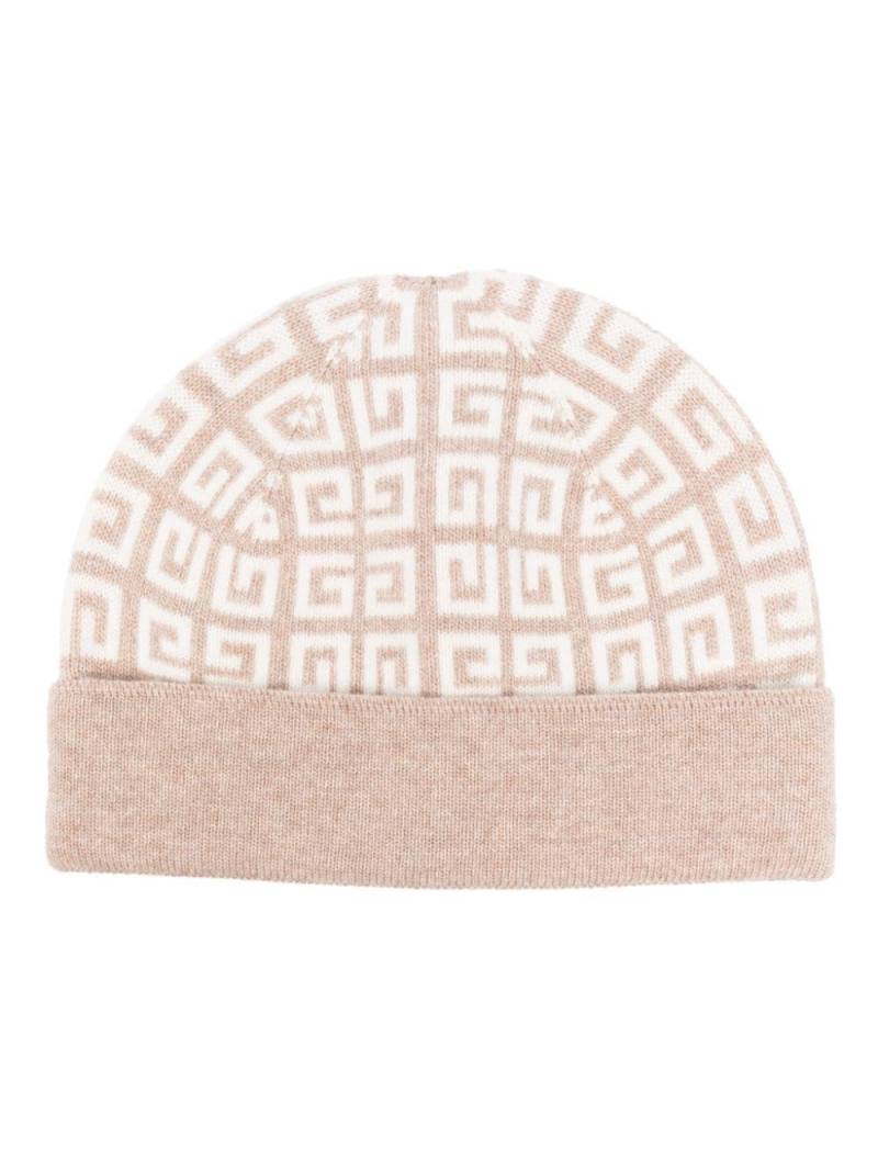 Givenchy 4G knitted beanie - Neutrals von Givenchy