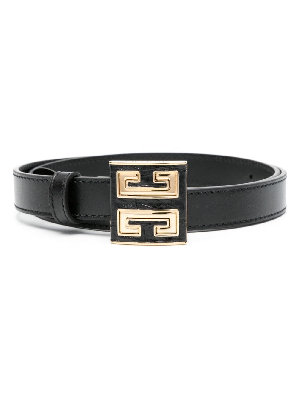 Givenchy 4G logo-buckle leather belt - Black von Givenchy