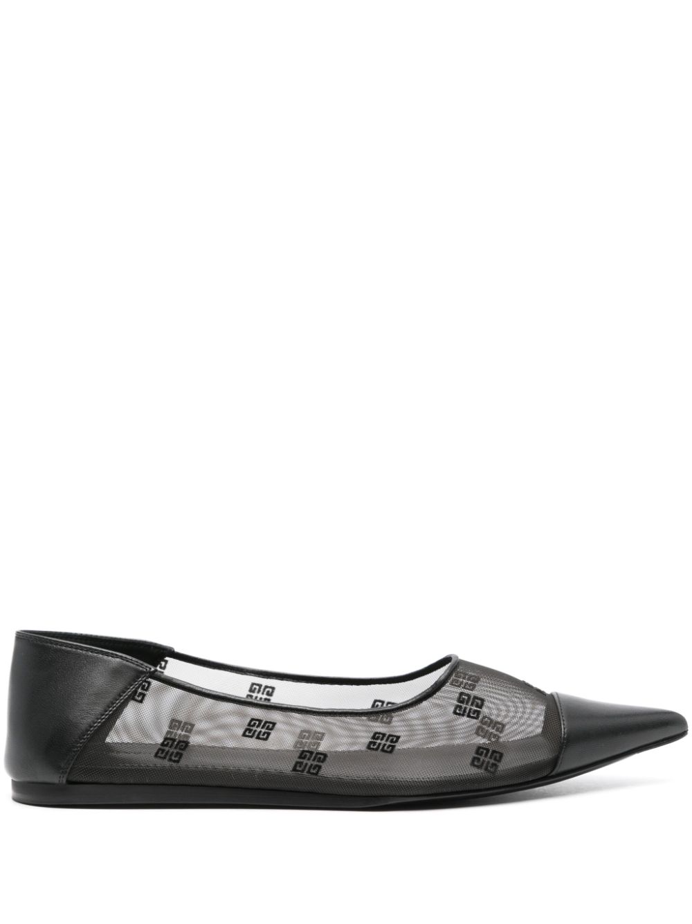 Givenchy 4G mesh ballerina shoes - Black von Givenchy