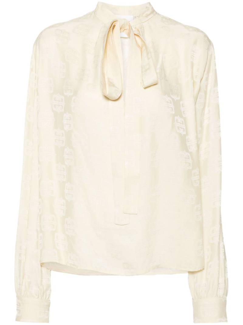 Givenchy 4G-motif blouse - Neutrals von Givenchy