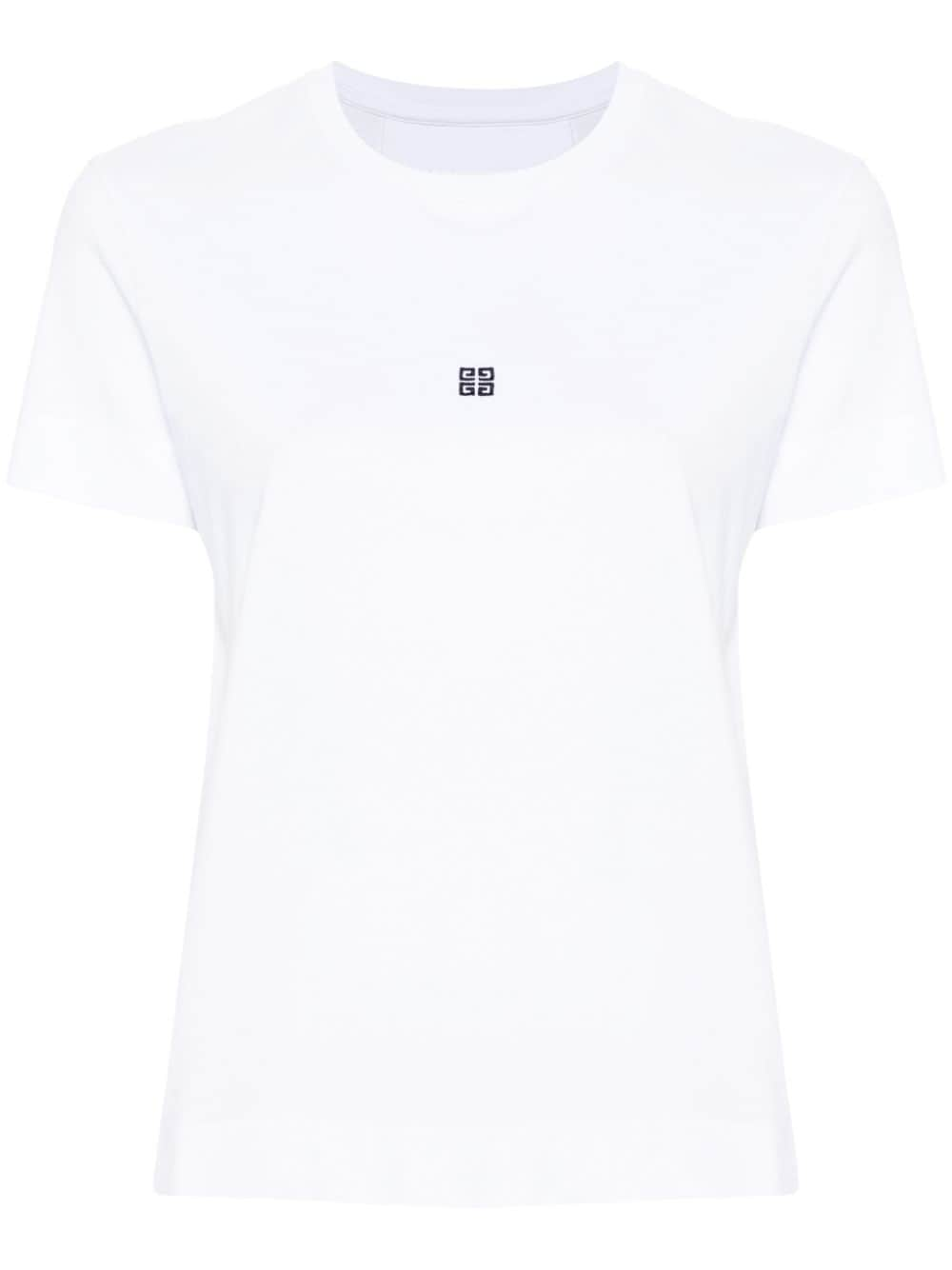 Givenchy 4G-motif cotton T-shirt - White von Givenchy