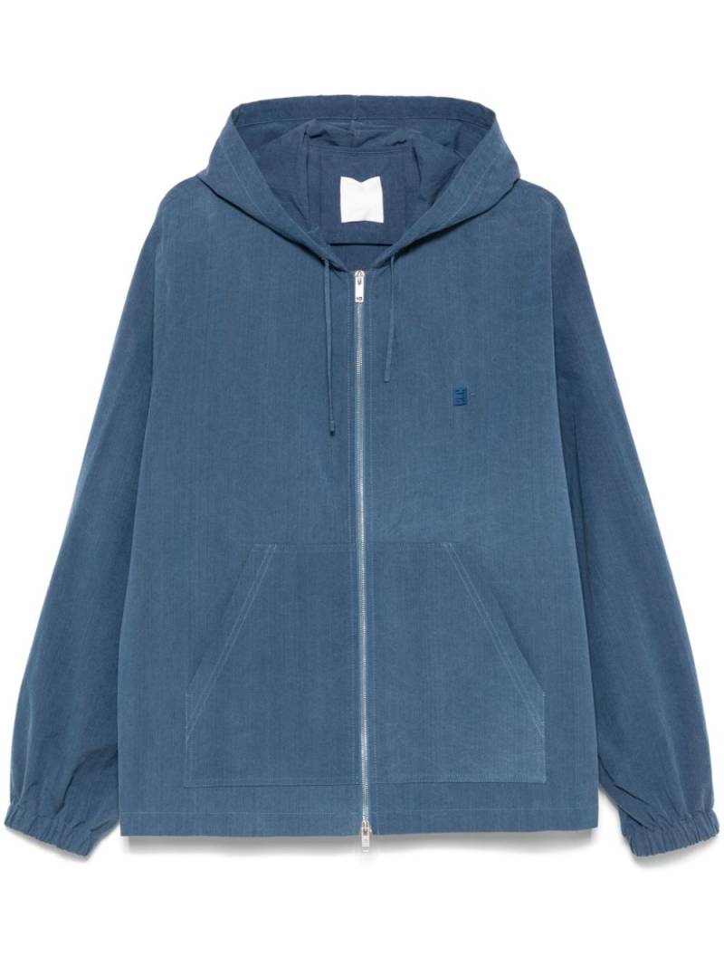 Givenchy 4G-motif cotton hoodie - Blue von Givenchy