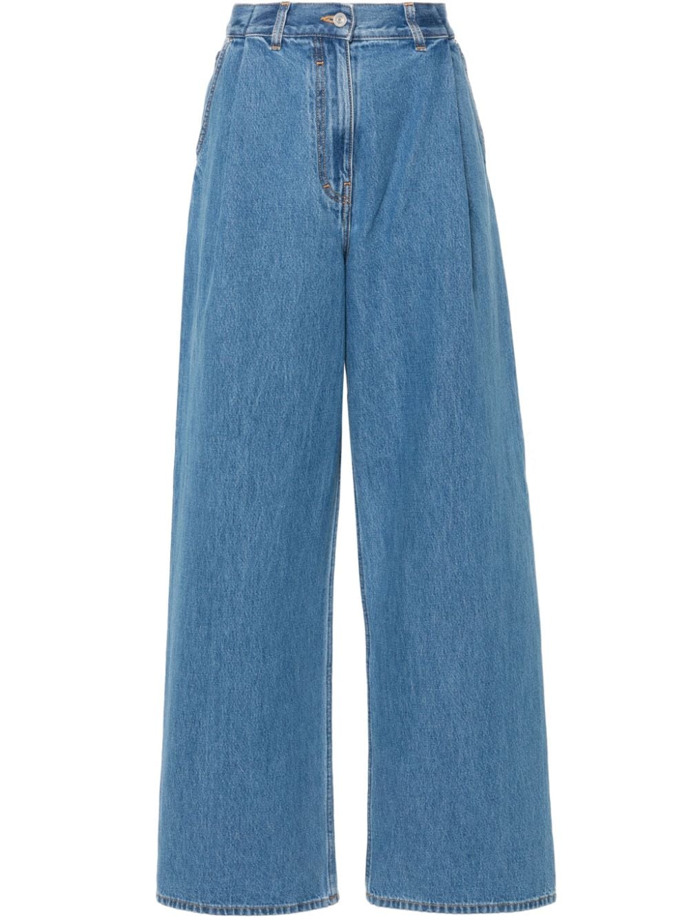 Givenchy 4G-motif cotton jeans - Blue von Givenchy