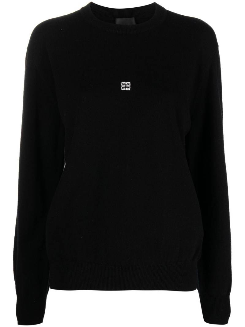 Givenchy 4G-motif long-sleeved jumper - Black von Givenchy