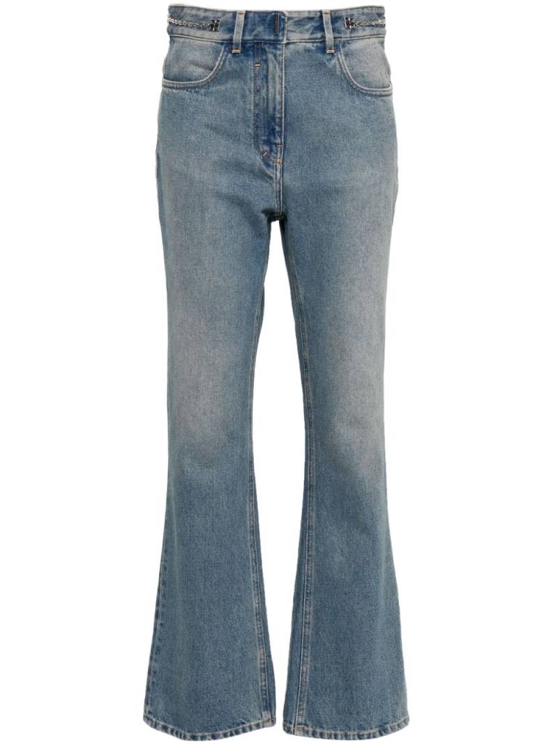 Givenchy 4G-motif straight-leg jeans - Blue von Givenchy