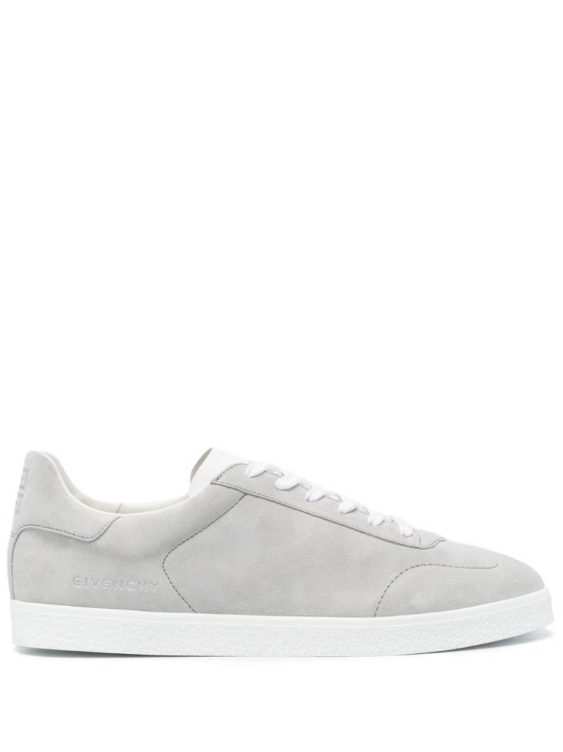 Givenchy 4G-motif suede sneakers - Grey von Givenchy