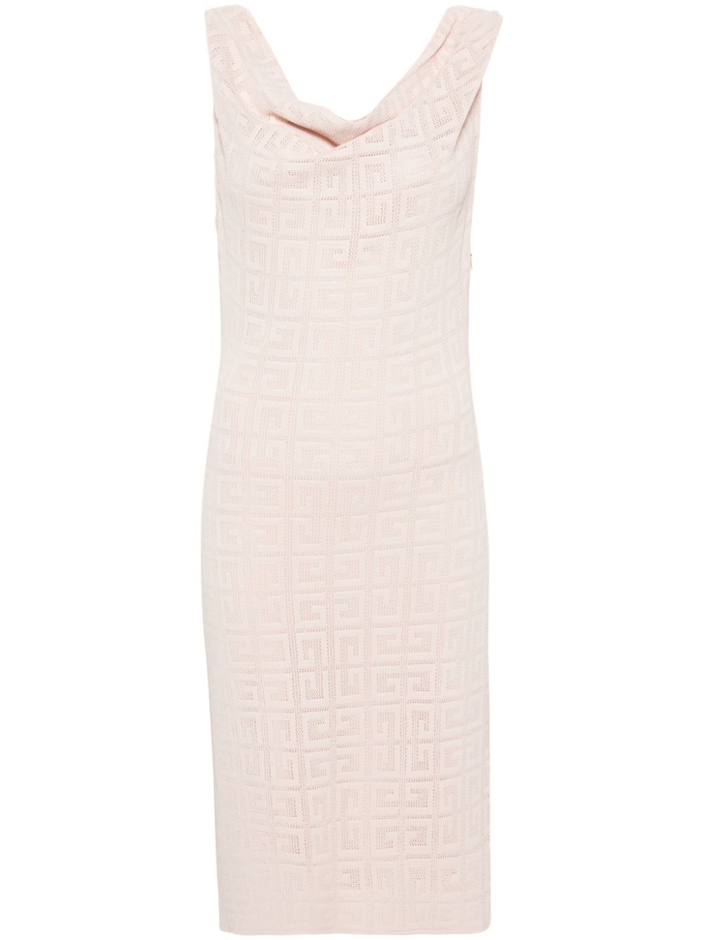 Givenchy 4G-patterned midi dress - Pink von Givenchy