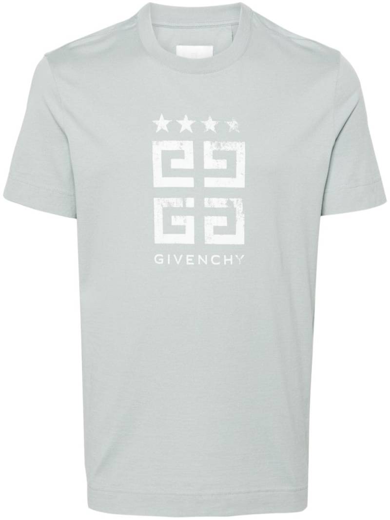 Givenchy 4G-print cotton T-shirt - Blue von Givenchy