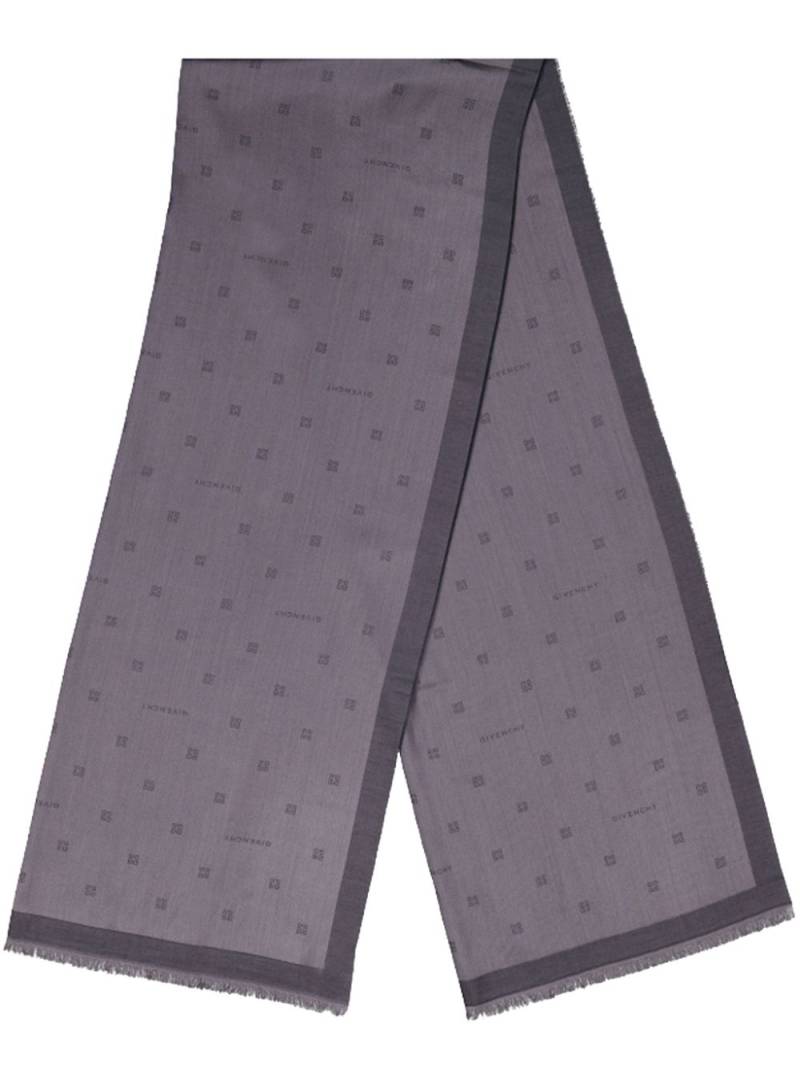 Givenchy 4G scarf - Grey von Givenchy