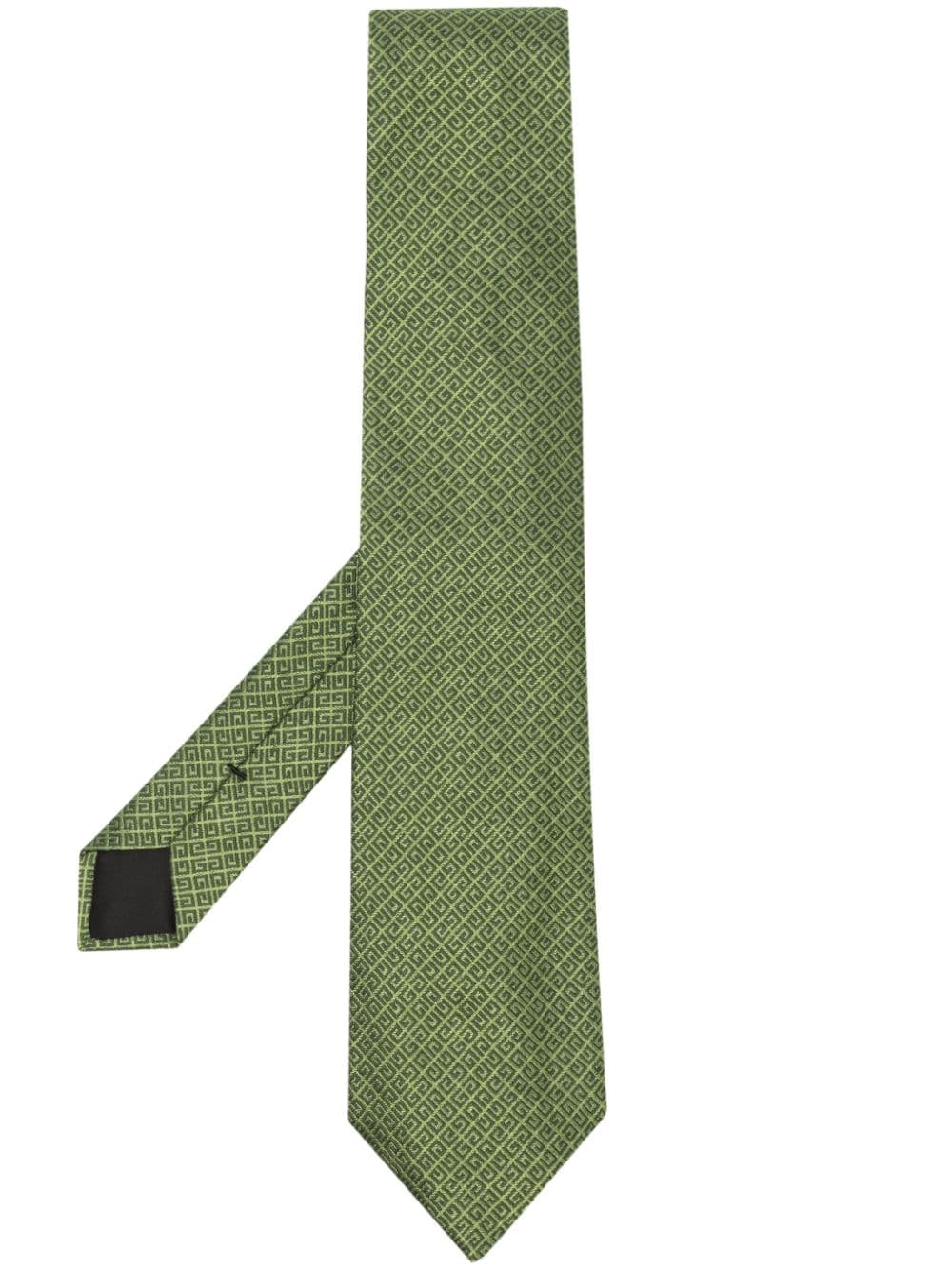 Givenchy 4G silk tie - Green von Givenchy